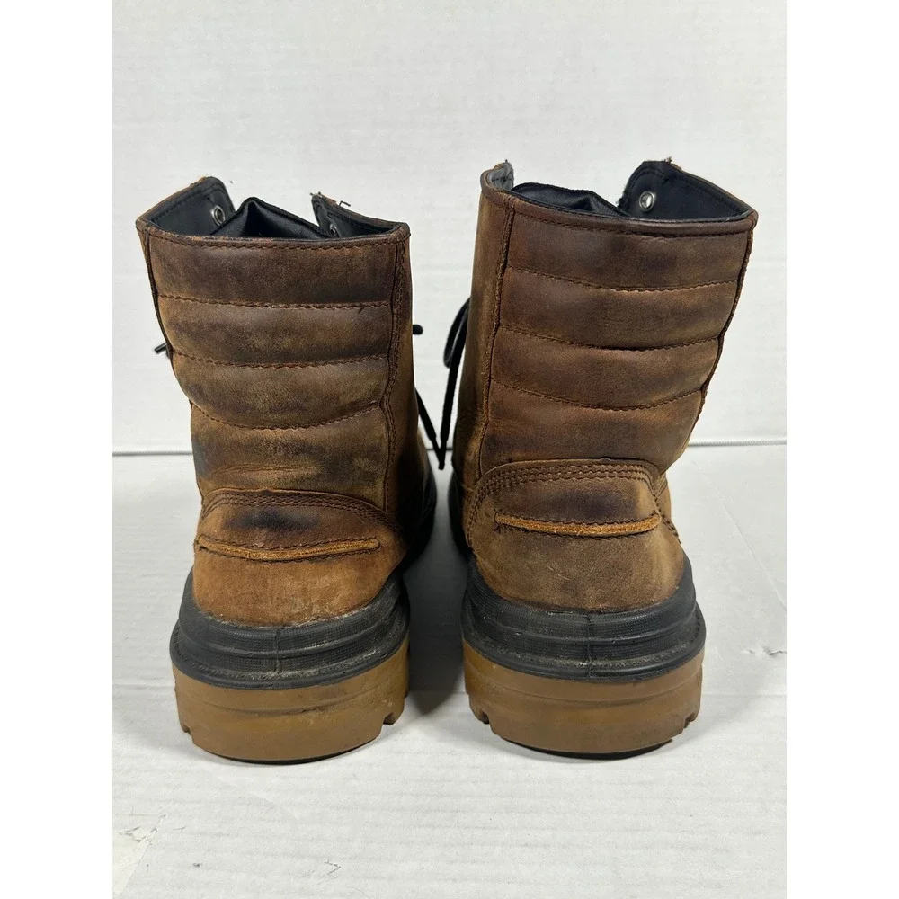 Kamik Griffon Mens 13 Brown Leather Waterproof Thinsulate Winter Boots CAYWK0598